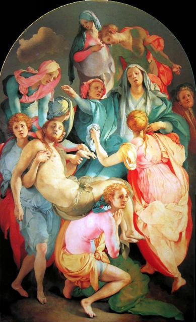 Pontormo: Levétel a keresztről 1528